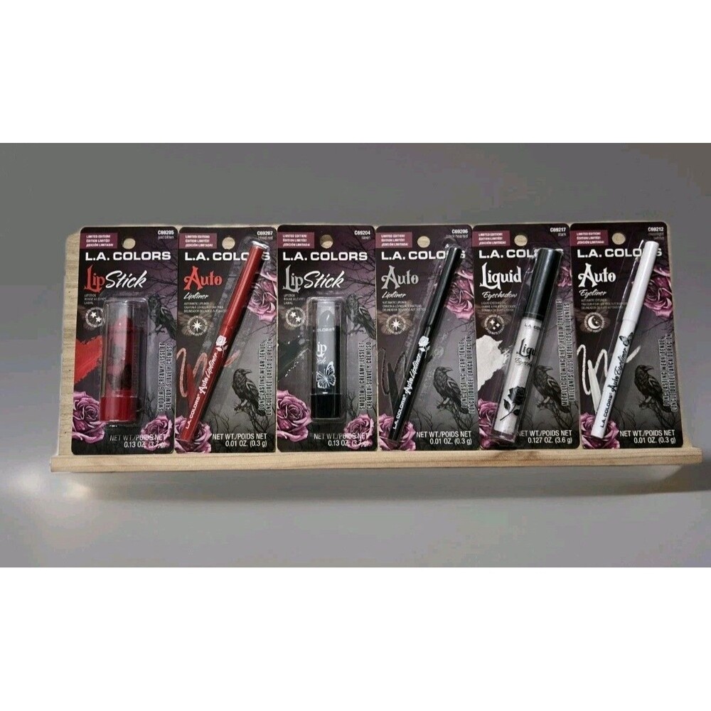 Limited Edition Halloween L.A. Colors Black, Red, White New In Package